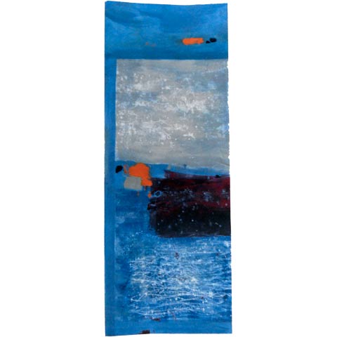 Graphik: Moskitos am Rhein, 36 × 97 cm